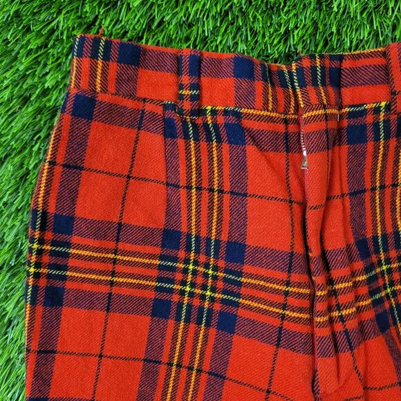 Vintage Brooks-Brothers Pants Women 00/0 24x27 Buffalo-Plaid - Picture 7 of 16